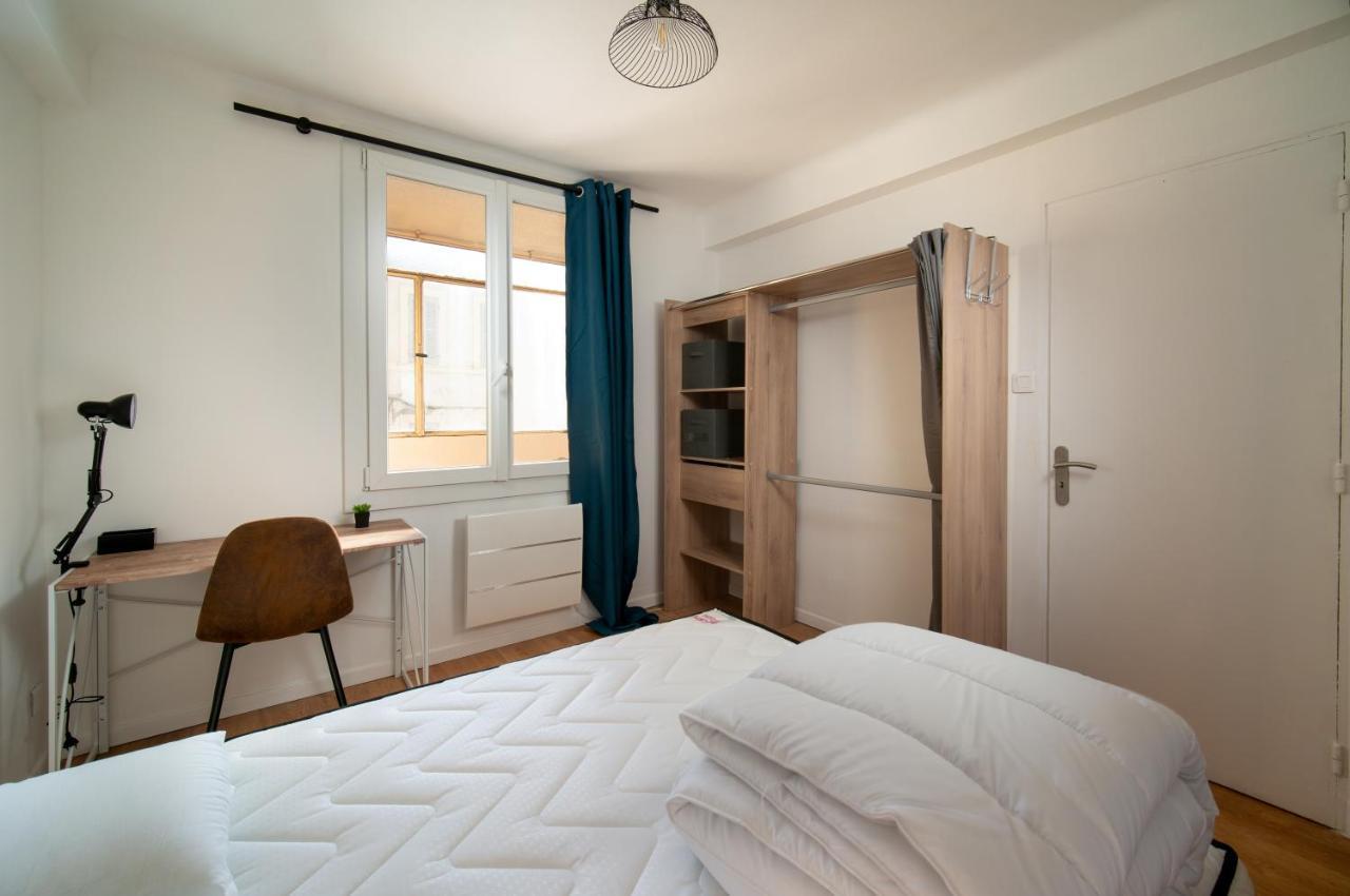 Grand Appartement 3 Chambres Avec Clim Et Balcon Marsella Exterior foto